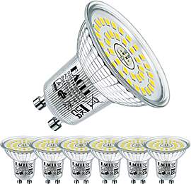 EACLL GU10 LED Tageslichtweiß 6.5W Ersetzt 100W
