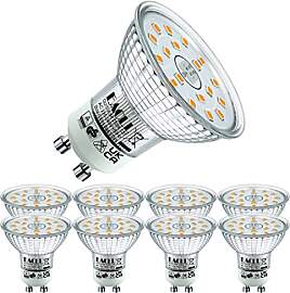 EACLL GU10 LED Warmweiss 4.9W Ersetzt 70W Halogen