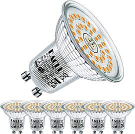 EACLL GU10 LED Warmweiss 6W Ersetzt 100W Halogen