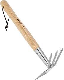 Eadwiella Gartenhacke aus Edelstahl, Gartenhacken