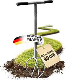 easimo | Gartenkralle mit T-Griff | Handkultivator 