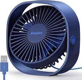 EasyAcc USB Ventilator, Mini Ventilator, Leise USB 