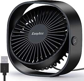 EasyAcc USB Ventilator, Mini Ventilator,Leise USB