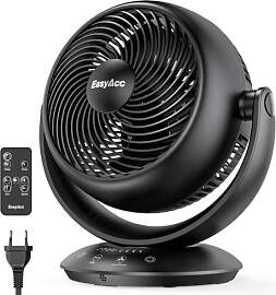 EasyAcc Ventilator Leise, 25dB Tischventilator