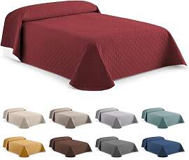 Easycosy Tagesdecke Rot 250x260 cm – Steppdecke