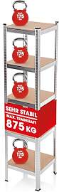EASYmaxx Schwerlastregal 40x40x180 cm | 875 kg