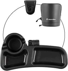 Easywalker Getränkehalter und Snack-Fach