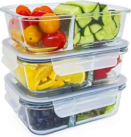 Eaze Life 3er-Set Meal Prep Box inkl. Deckel |
