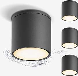 EBION 4er IP54 Wasserdicht Aufbauspot, Deckenspot