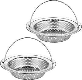 Ebksqs 2er Set Edelstahl Spülbeckensieb - 11cm