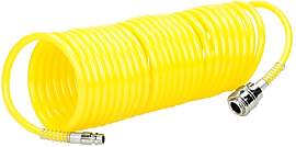 ECD Germany Druckluft Spiralschlauch 5m 5x8mm 8