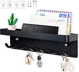 Echehi Leichte Schlüsselhalter mit 6 Haken,