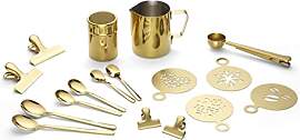 ECHTWERK Kaffeezubehör Set aus Edelstahl Gold – 