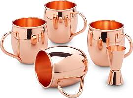 ECHTWERK Moscow Mule Becher Set 5-tlg., 4×