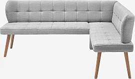 Eckbank Alba links Hellgrau