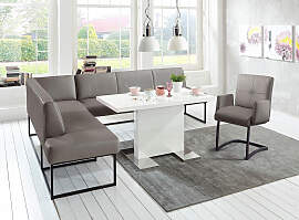 Eckbank EXXPO - SOFA FASHION "Affogato, hoher 