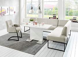 Eckbank EXXPO - SOFA FASHION "Affogato, hoher 