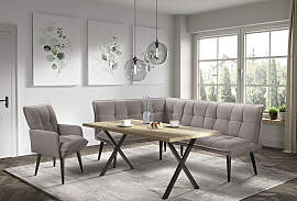 Eckbank EXXPO - SOFA FASHION "Mocca Essbank,