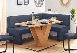 Eckbank HOME AFFAIRE, blau, B:152cm H:89cm