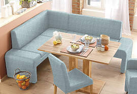 Eckbank HOME AFFAIRE "Bologna", blau