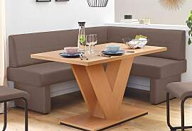Eckbank HOME AFFAIRE, braun (cappuccino), B:142cm