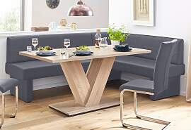 Eckbank HOME AFFAIRE, grau, B:162cm H:89cm