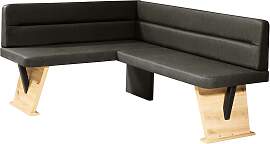 Eckbank HOME AFFAIRE "Laros", schwarz