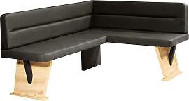 Eckbank HOME AFFAIRE "Laros", schwarz