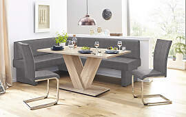 Eckbank HOME AFFAIRE "Nils", grau