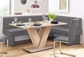 Eckbank HOME AFFAIRE "Nils", grau