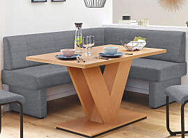 Eckbank HOME AFFAIRE "Nils", grau (grau
