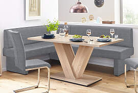 Eckbank HOME AFFAIRE "Nils", grau (grau