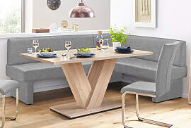 Eckbank HOME AFFAIRE "Nils", grau