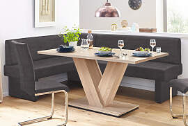 Eckbank HOME AFFAIRE "Nils", schwarz
