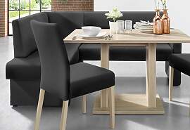 Eckbank HOME AFFAIRE "Umag", schwarz,