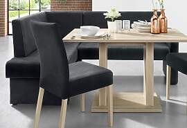 Eckbank HOME AFFAIRE "Umag", schwarz,