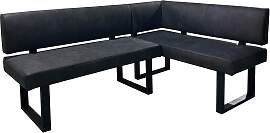 Eckbank Vancouver Anthrazit/Schwarz