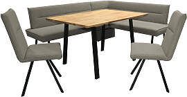 Eckbankgruppe OTTO HOME "Sava", braun