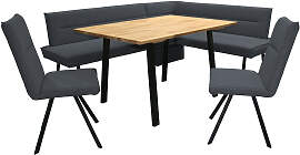 Eckbankgruppe OTTO HOME "Sava", grau