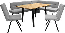 Eckbankgruppe OTTO HOME "Sava", grau
