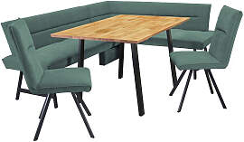 Eckbankgruppe OTTO HOME "Sava", grün