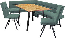 Eckbankgruppe OTTO HOME "Sava", grün