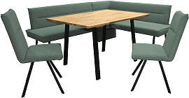 Eckbankgruppe OTTO HOME "Sava", grün