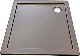 Eckduschwanne SANOTECHNIK, grau, B:80cm H:4cm