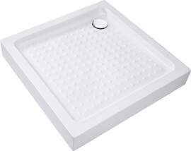 Eckduschwanne WELLTIME "Trento", weiß,