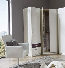Eckkleiderschrank PRIESS "Lindau",