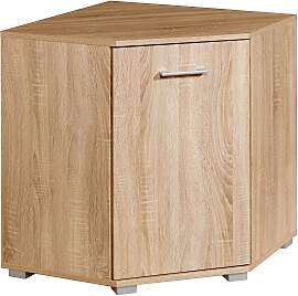 Eckkommode PRIESS, braun (struktureichefarben