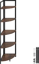 Eckregal Castlebar 30x30x150cm - Industrial Holz