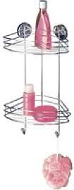 Eckregal Chrom Stahl B/H/L: ca. 23x43x21 cm