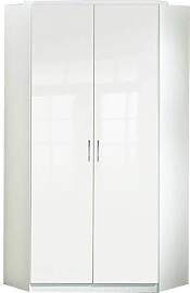 Eckschrank Clack Weiß Hochglanz